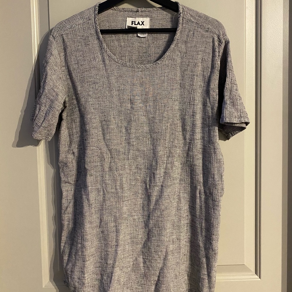 FLAX LINEN COTTON SHIRT